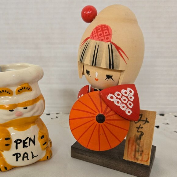 Vintage wood wooden Keisha Doll hard to find beautiful - Picture 3 of 3